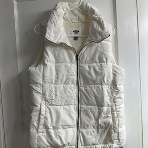 White old navy sleeveless vest